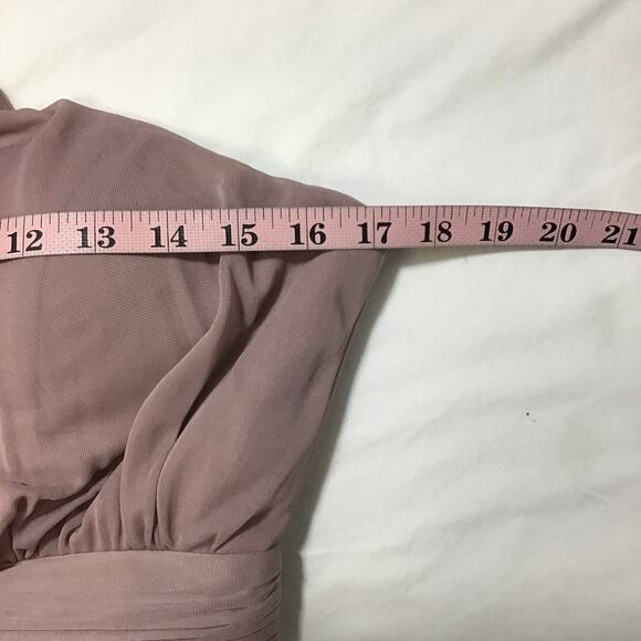 BIRDY GREY SZ S Mauve Kiko Sleeveless Halter Side Slit Maxi Dress NWT b170 - Picture 5 of 10
